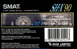 Compact Cassette Smat SH X 90 Type I Normal 1993 Europe