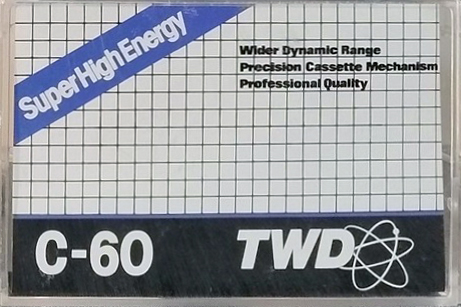 Compact Cassette TWD 60 Type I Normal Hong Kong