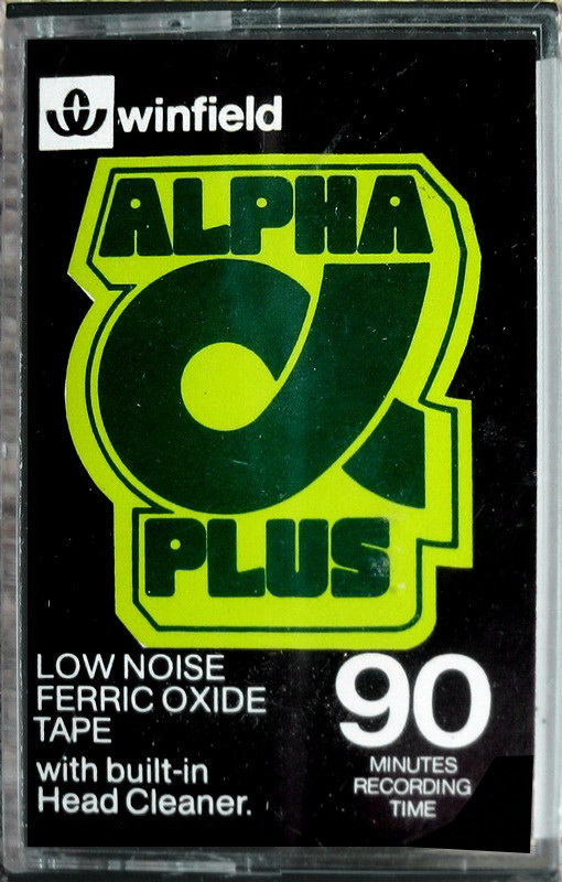 Compact Cassette: Unknown Winfield - Alpha Plus 90