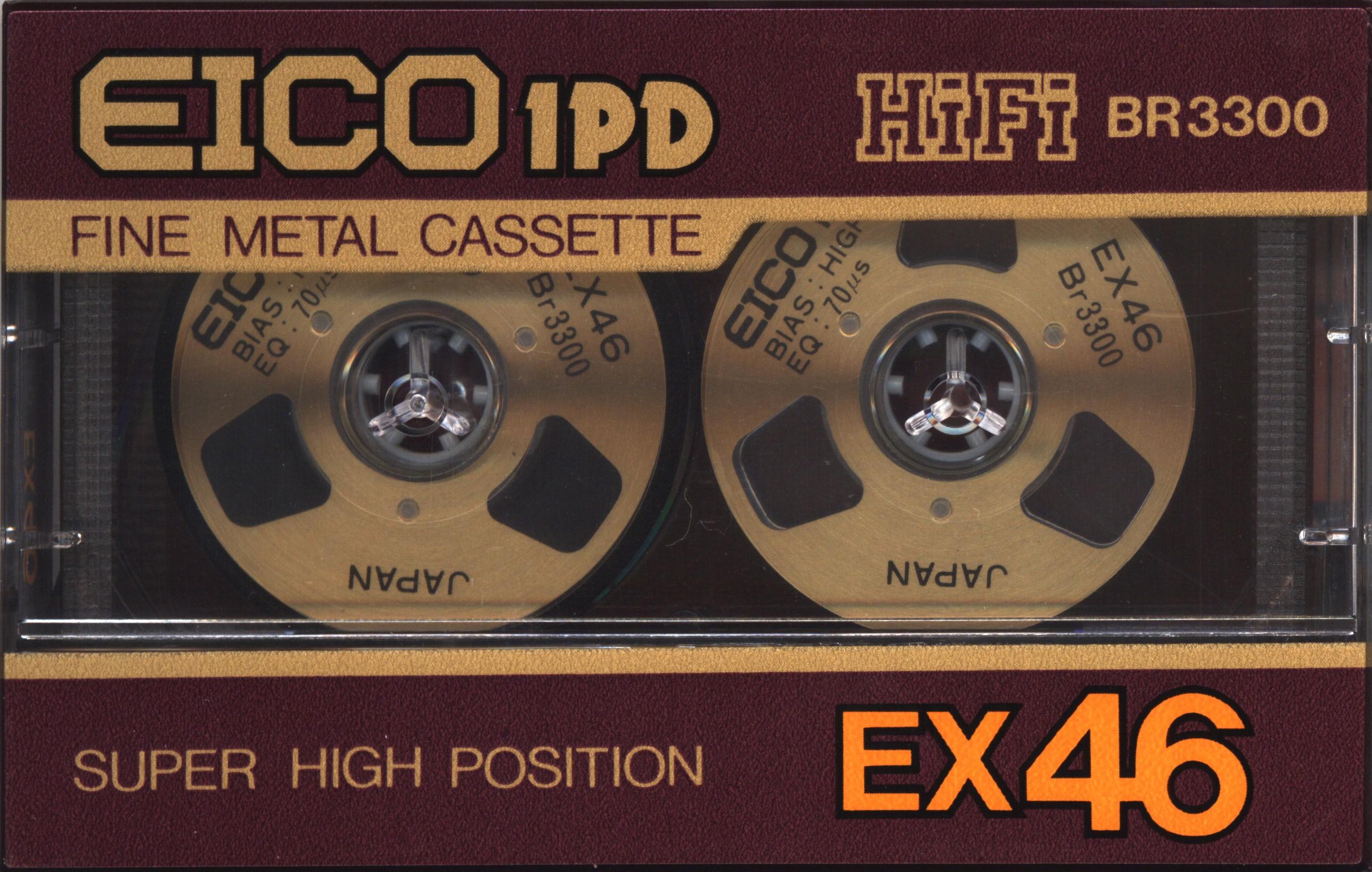Compact Cassette Eico 1PD EX 46 Type II Chrome 1985 Japan
