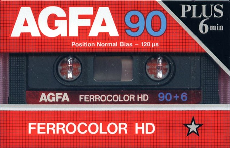 Compact Cassette: AGFA  - Ferrocolor HD 90+6