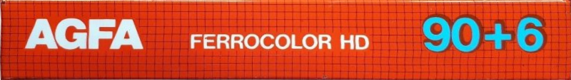 Compact Cassette AGFA Ferrocolor HD 90+6 Type I Normal 1985 Europe