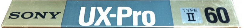 Compact Cassette Sony UX-Pro 60 Type II Chrome 1988 USA