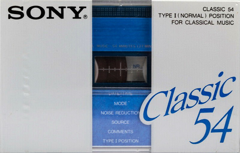 Compact Cassette: Sony  - Classic 54