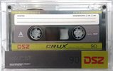 Compact Cassette CRUX DSZ 90 "silver" Type I Normal 2023 Worldwide