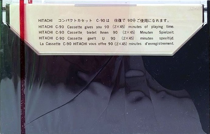 Compact Cassette Hitachi 90 Type I Normal 1968 Japan