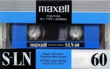 Compact Cassette Maxell S-LN 60 Type I Normal 1991 Europe