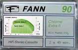 Compact Cassette Fann 90 Type II Chrome Hong Kong
