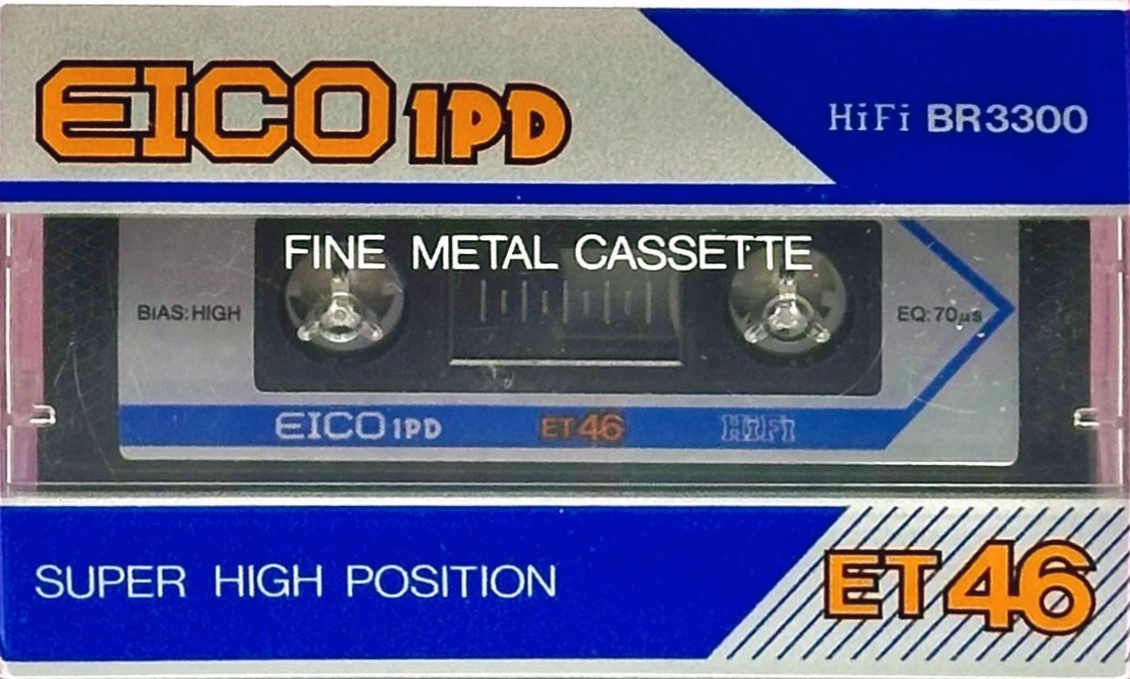 Compact Cassette Eico 1PD ET 46 Type II Chrome 1984 Japan