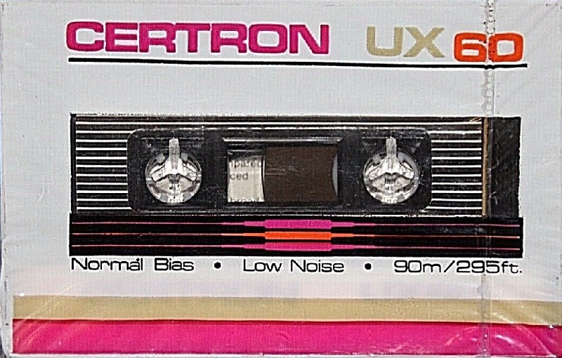 Compact Cassette Certron UX 60 Type I Normal USA