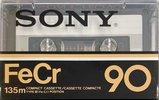 Compact Cassette Sony FeCr 90 Type III Ferro Chrome 1978 North America