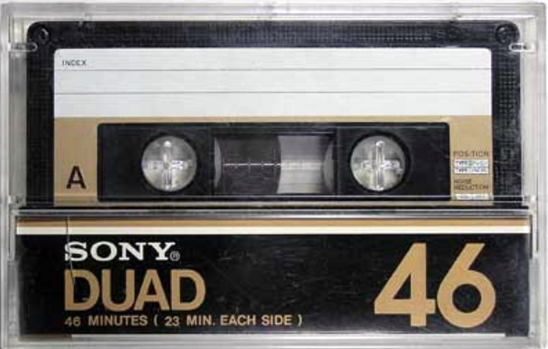 Compact Cassette Sony Duad 46 Type III Ferro Chrome 1979 Japan