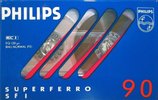 Compact Cassette Philips SF 90 "Superferro" Type I Normal 1986 Europe