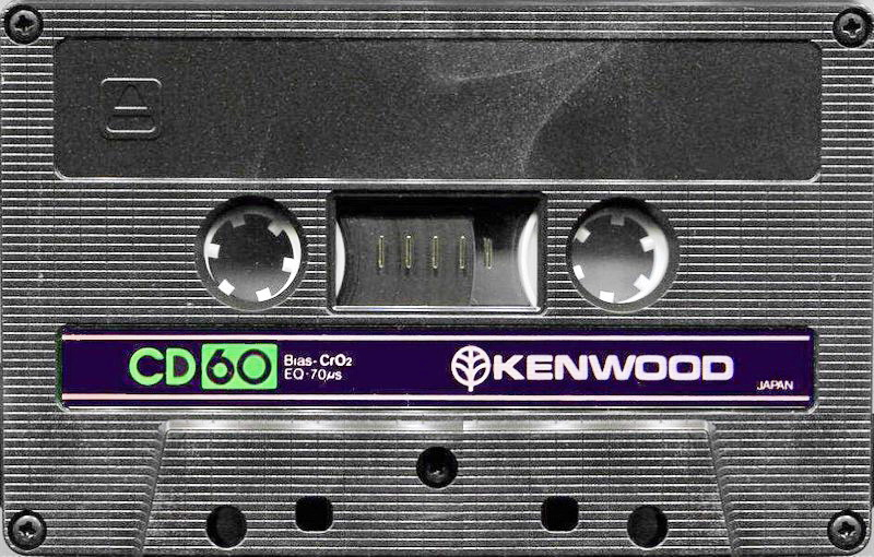 Compact Cassette Kenwood CD 60 Type II Chrome 1982 Japan