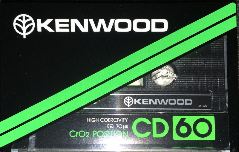 Compact Cassette Kenwood CD 60 Type II Chrome 1982 Japan