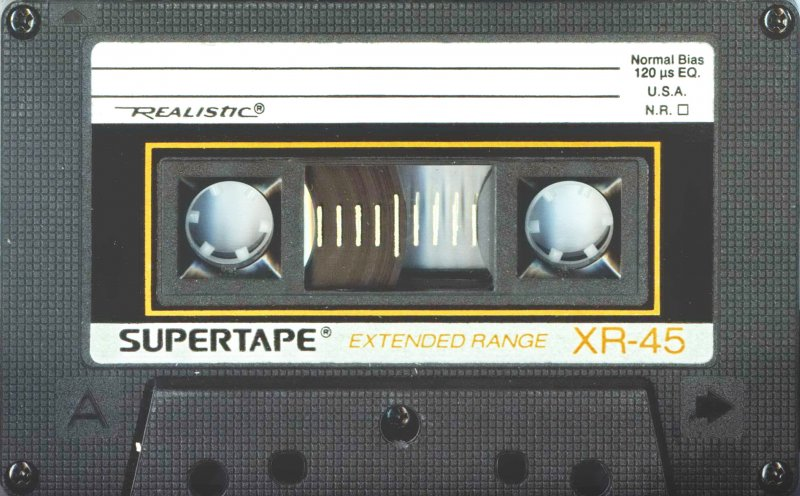 Compact Cassette: Realistic SUPERTAPE - XR 45