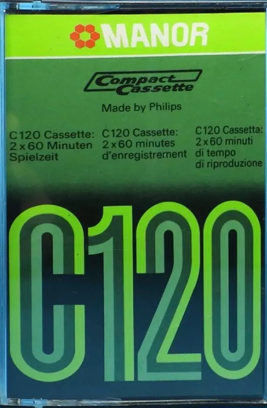 Compact Cassette Manor 120 Type I Normal 1977 Europe
