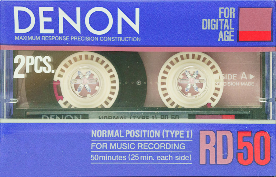 2 pack Denon RD 50 Type I Normal 1986 Japan