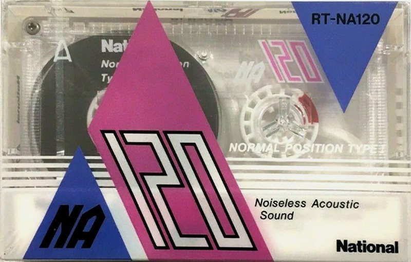 Compact Cassette National NA 120 "RT-NA120" Type I Normal 1987 Japan