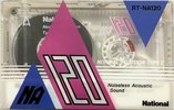 Compact Cassette National NA 120 "RT-NA120" Type I Normal 1987 Japan