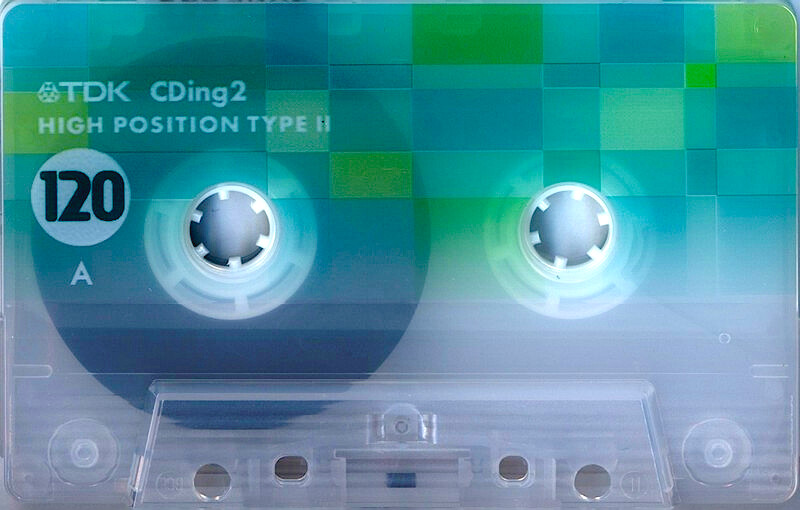 Compact Cassette TDK CDing 2 120 "CD2-120U" Type II Chrome 2002 Japan