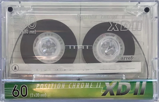 Compact Cassette Carrefour XD-II 60 Type II Chrome Europe