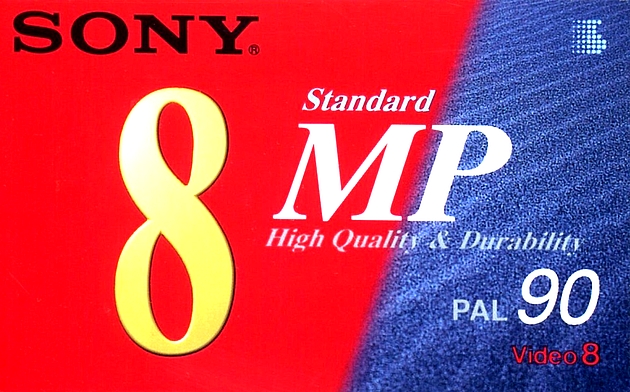 Video8, Hi8, Digital8 Sony MP 90 "P5-90MP" Type I Normal 1998 Europe