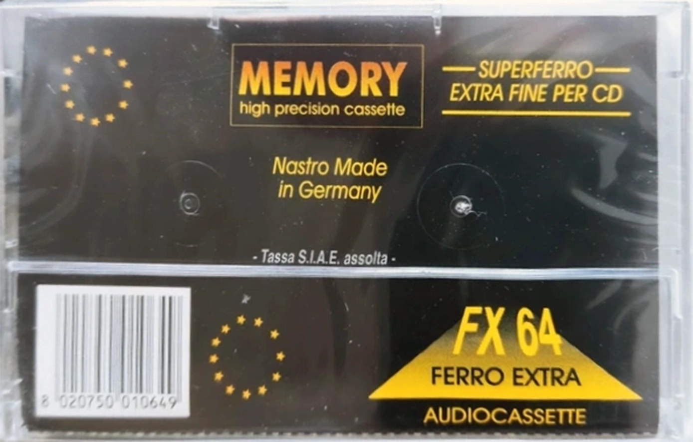 Compact Cassette Memory FX 64 Type I Normal Italy