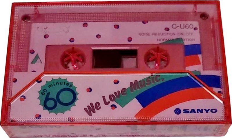 Compact Cassette:  Sanyo - We Love Music 60