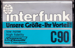 Compact Cassette Interfunk 90 Type I Normal 1976 Germany