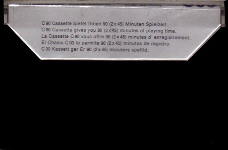 Compact Cassette Interfunk 90 Type I Normal 1976 Germany