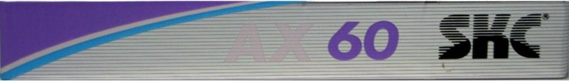 Compact Cassette SKC AX 60 Type I Normal 1987 Europe