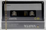 Compact Cassette Varta 60 Type II Chrome Europe