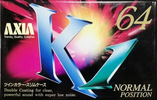 Compact Cassette AXIA K1 64 "K1B 64" Type I Normal 1995 Japan