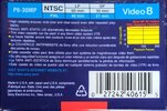 Video8, Hi8, Digital8 Sony MP 30 "P6-30MPC" Type I Normal 1996 North America