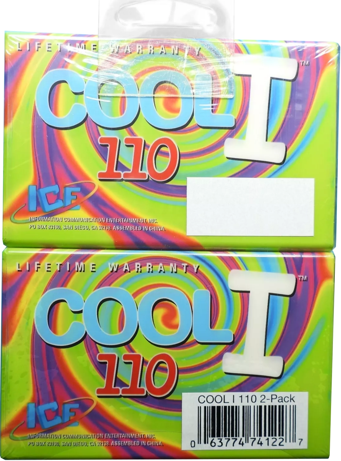 2 pack: Unknown ICE - COOL I 110