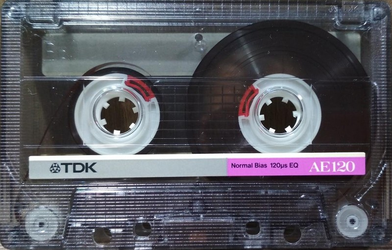 Compact Cassette TDK AE 120 "AE-120" Type I Normal 1987 Japan