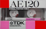 Compact Cassette TDK AE 120 "AE-120" Type I Normal 1987 Japan