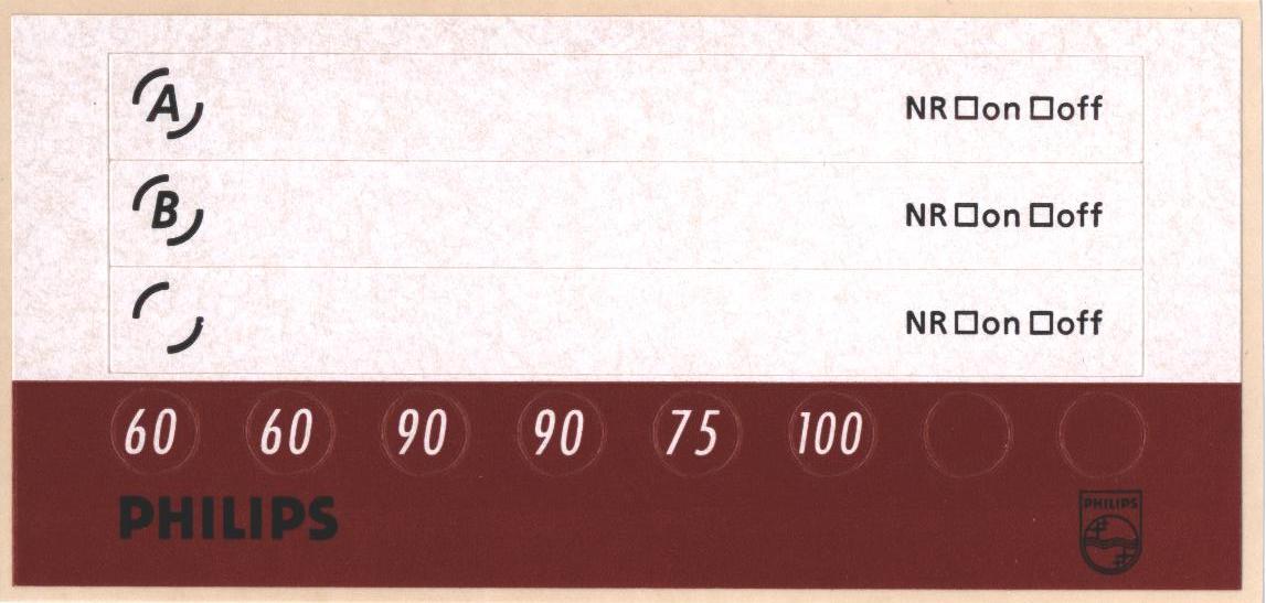 Compact Cassette Philips MCX Master 60 Type II Chrome 1993 Europe