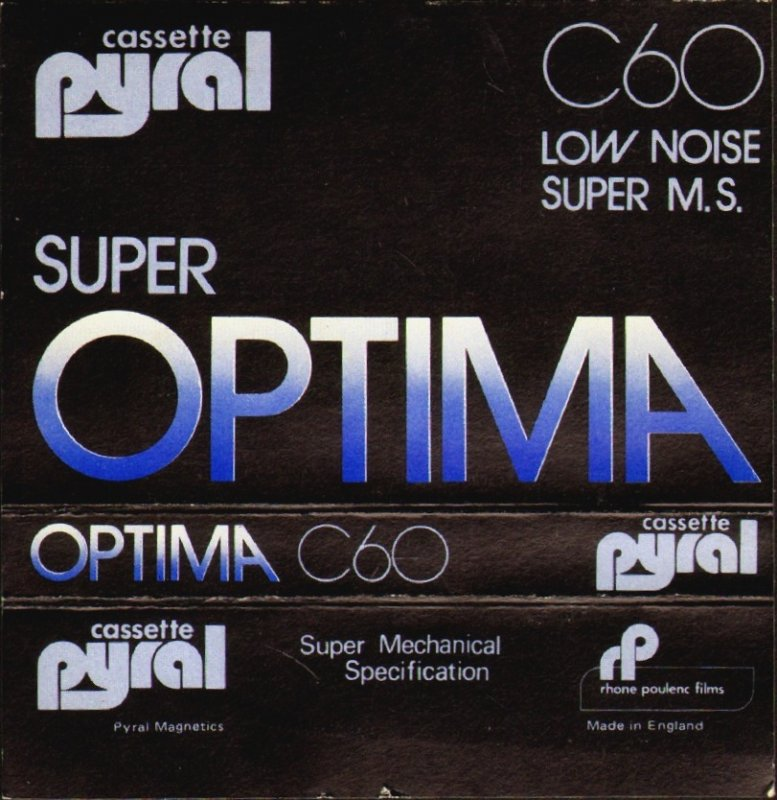 Compact Cassette:  Pyral - Super Optima 60