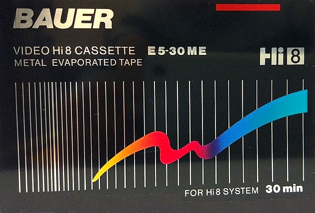 Video8, Hi8, Digital8 Bauer 30 "Hi8 E5-30 ME" Type IV Metal Germany