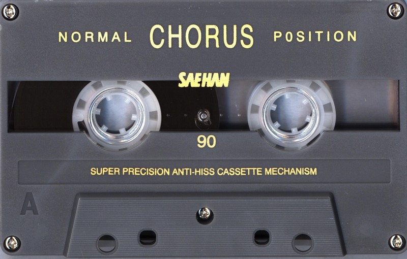 Compact Cassette Saehan Chorus 90 Type I Normal 1996 Europe