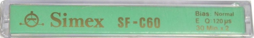 Compact Cassette Simex 60 Type I Normal