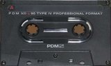 Compact Cassette PDM ME x 90 Type IV Metal 1990 Europe