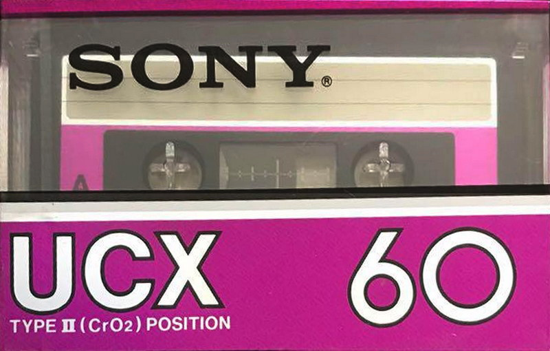 Compact Cassette Sony UCX 60 Type II Chrome 1982 Japan
