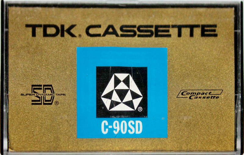 Compact Cassette TDK SD 90 "C-90SD" Type I Normal 1972 USA