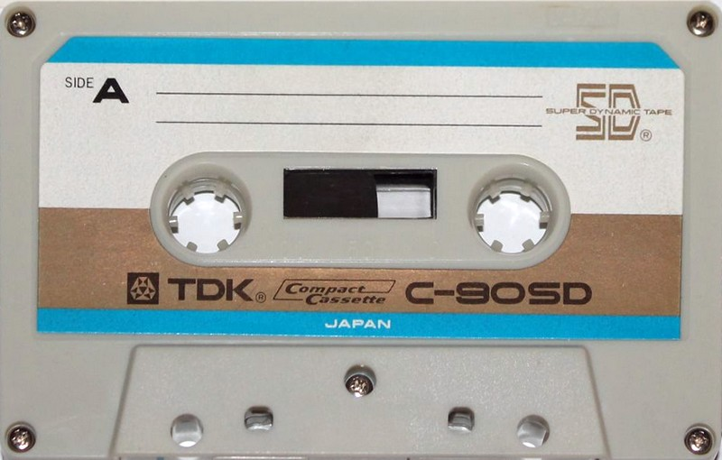 Compact Cassette TDK SD 90 "C-90SD" Type I Normal 1972 USA