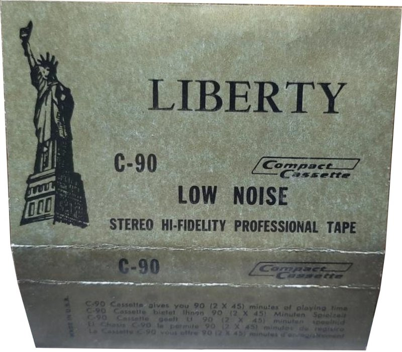 Compact Cassette Liberty 90 Type I Normal USA