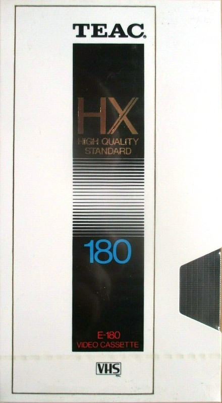 VHS, Video Home System Teac HX 180 Type I Normal Europe, Japan
