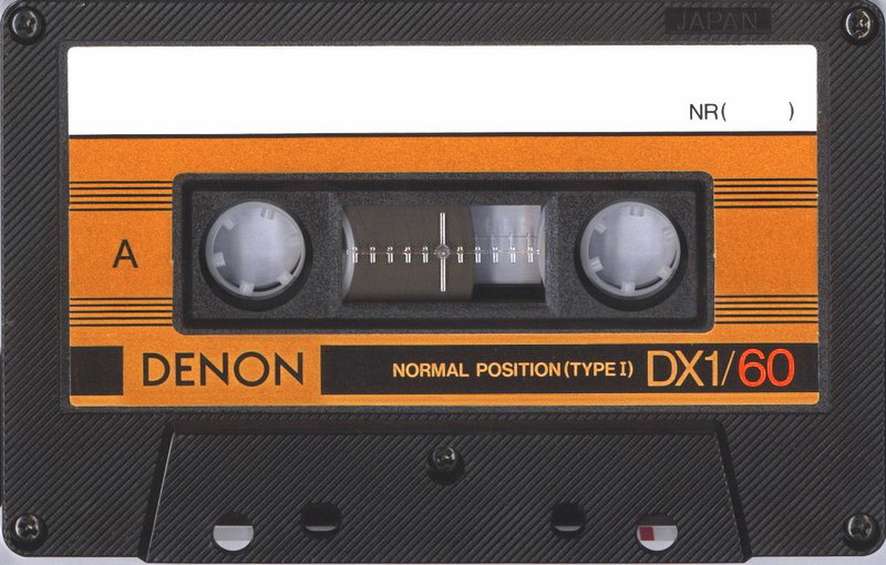Compact Cassette Denon DX1 60 Type I Normal 1990 Europe
